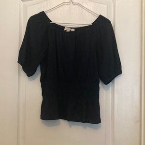 Loft brand navy blouse
